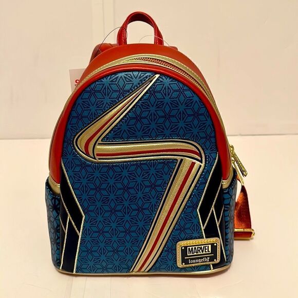 NEW Disney Ms. Marvel loungerfly mini backpack main image 9